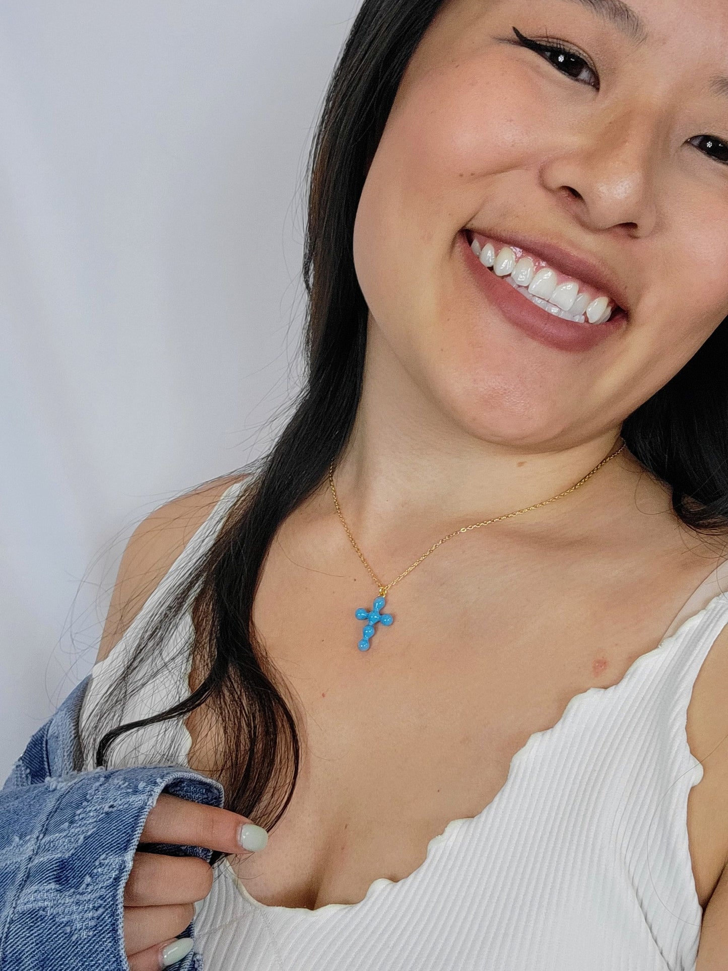 HOLY GRAIL Necklace in Blue