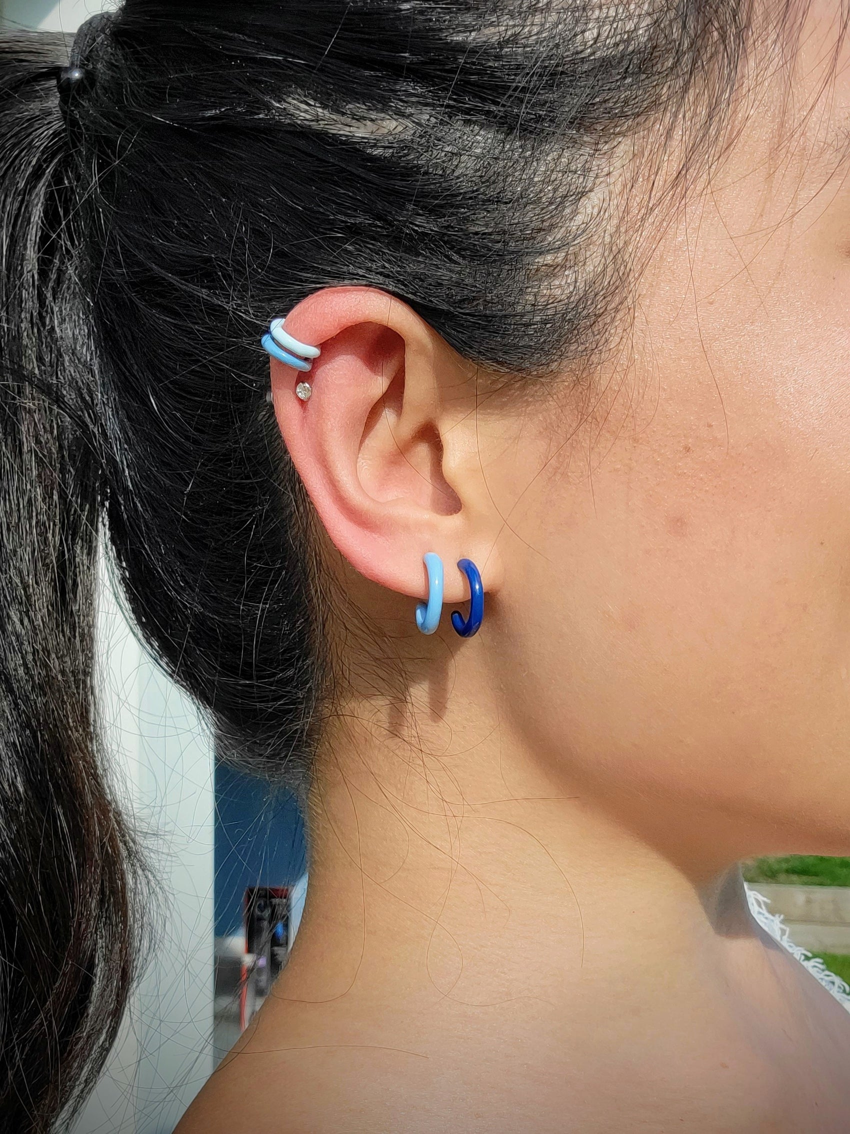 TWO TONE EAR CUFF [Single Cuff] - U Blue Me Away