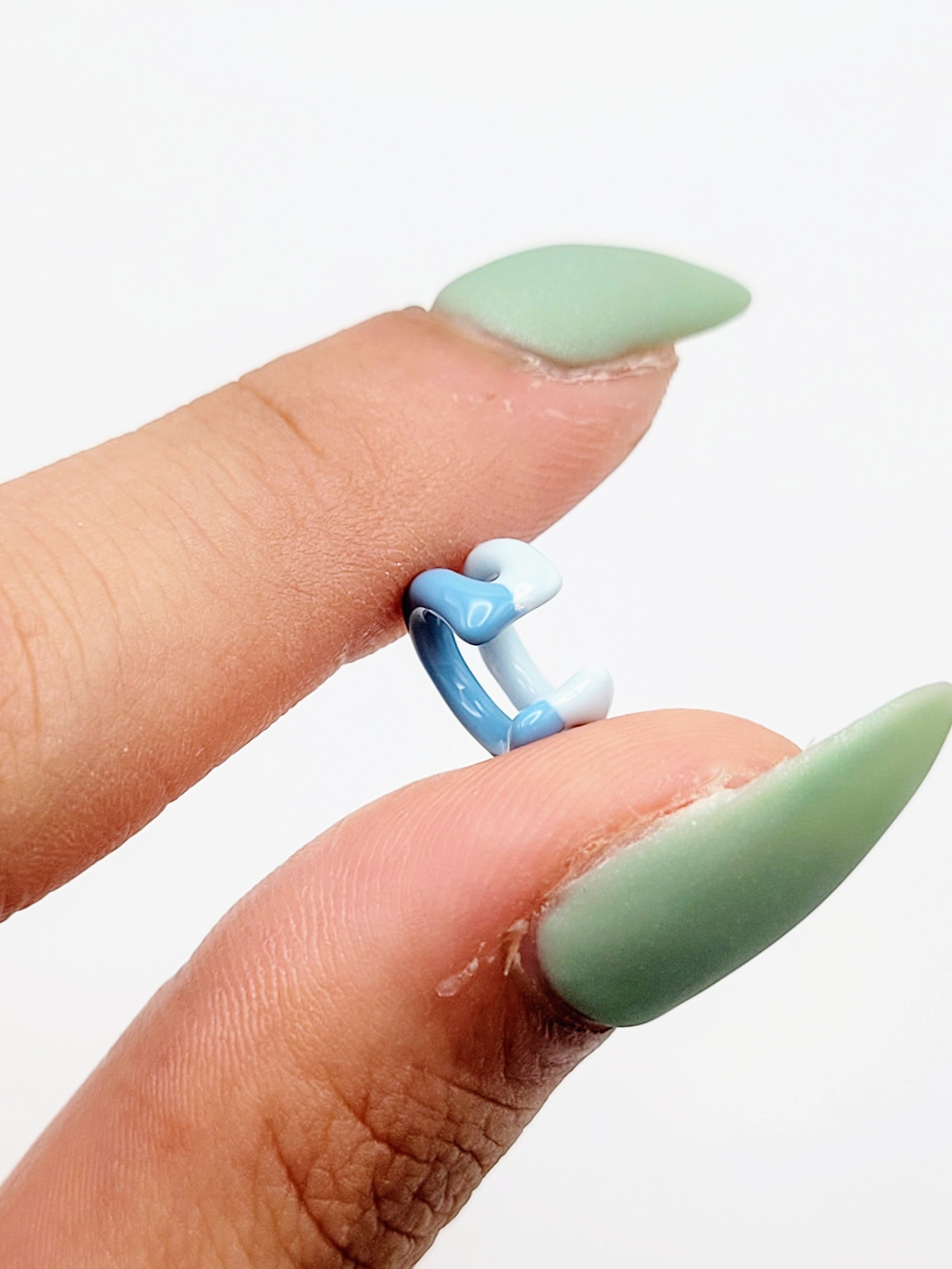 TWO TONE EAR CUFF [Single Cuff] - U Blue Me Away