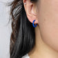 MINI HOOPS in Ocean Blue