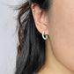 MINI HOOPS in Mint Green