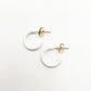 MINI HOOPS in White