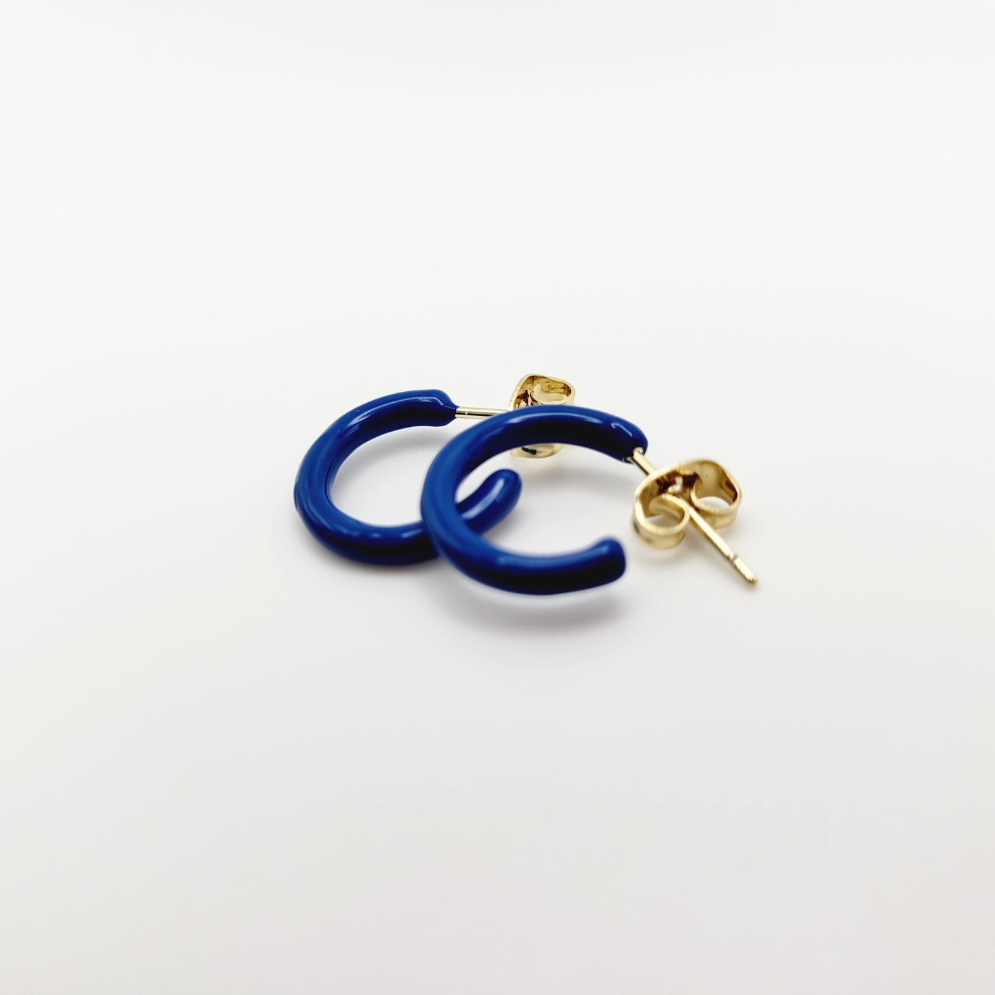 MINI HOOPS in Ocean Blue