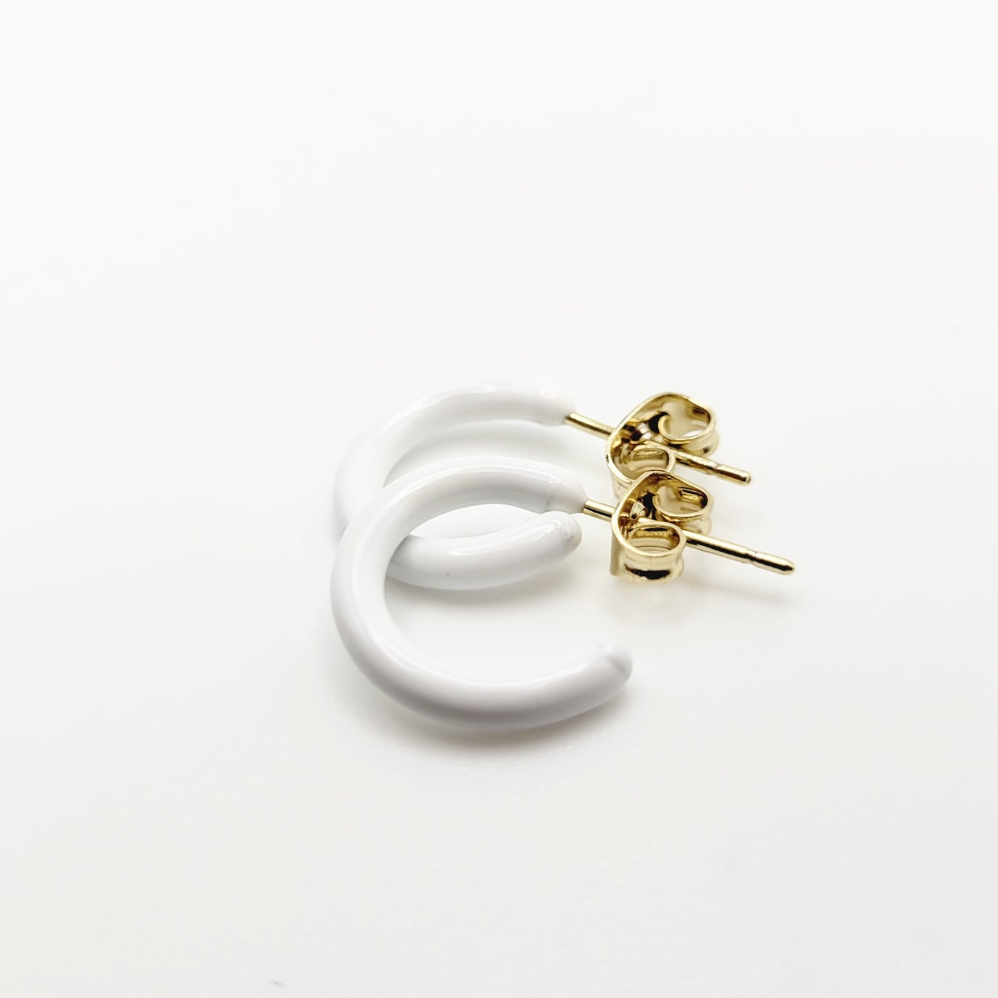 MINI HOOPS in White