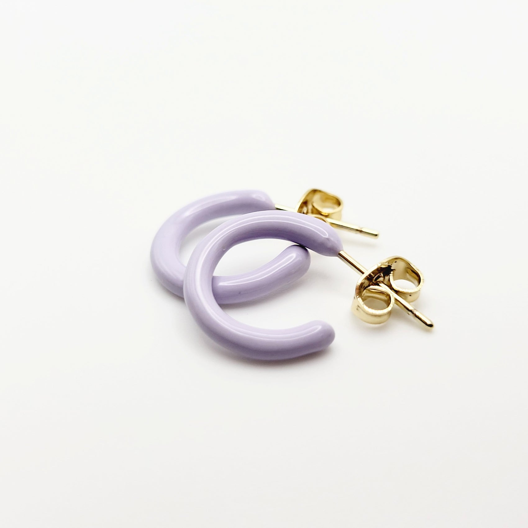 MINI HOOPS in Lilac