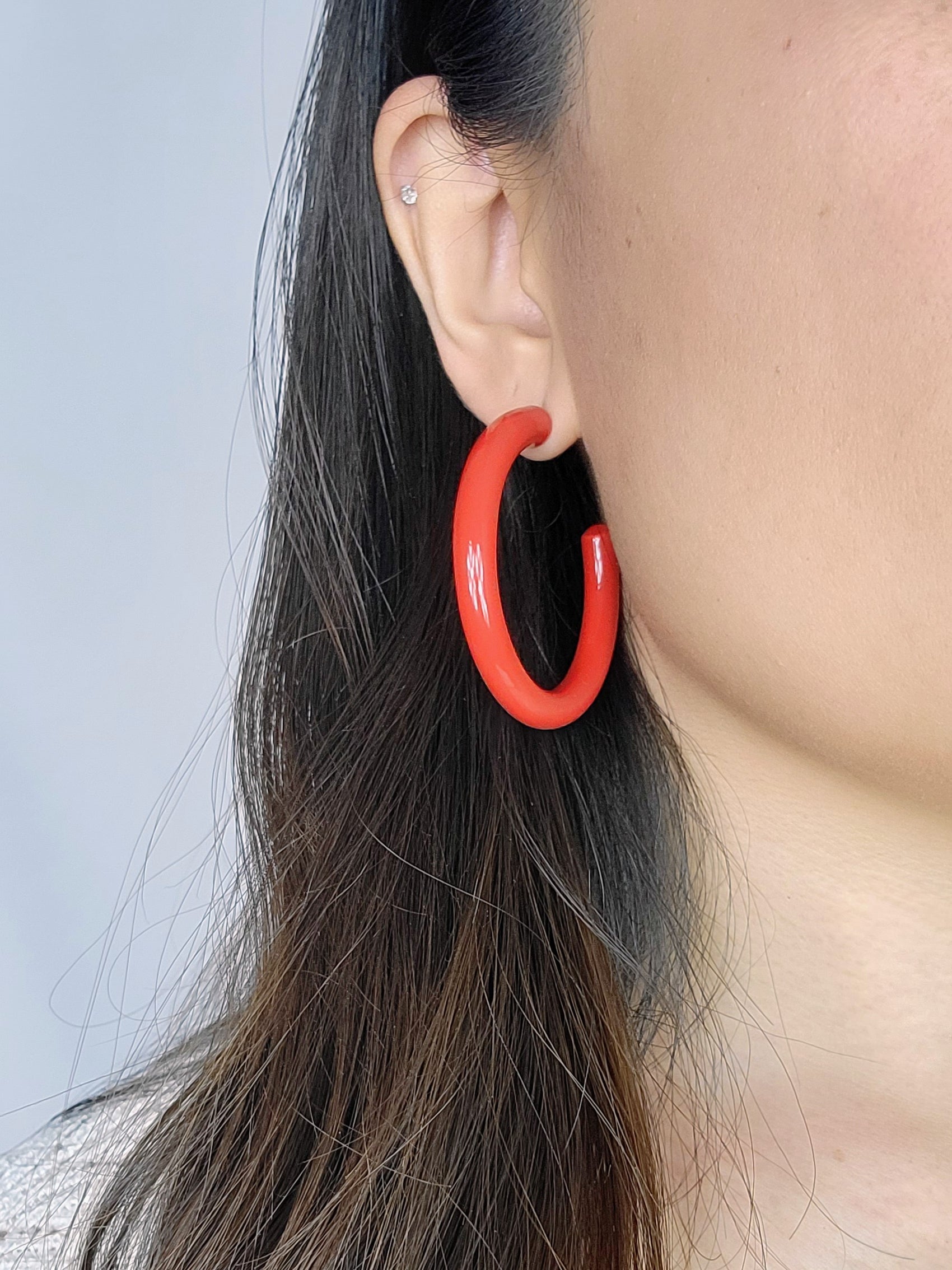CHUNKY HOOP - Fiery Red
