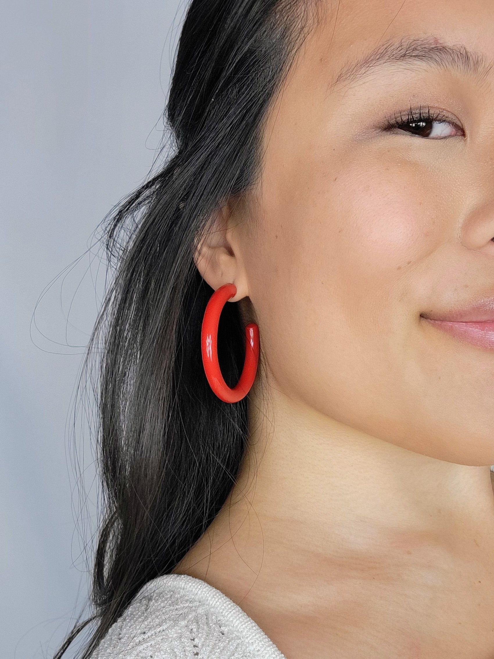 CHUNKY HOOP - Fiery Red