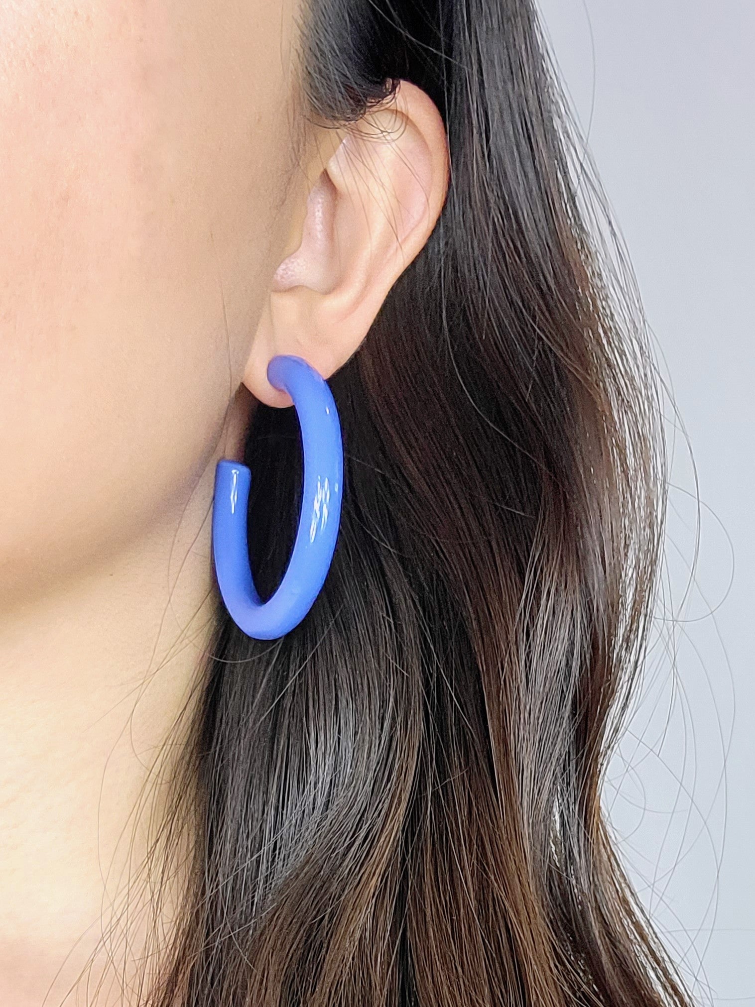 CHUNKY HOOP - Cornflower Blue