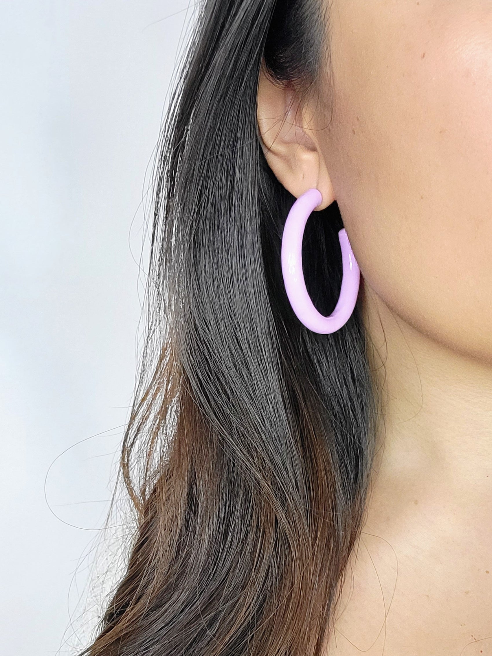CHUNKY HOOP - Fairytale Pink