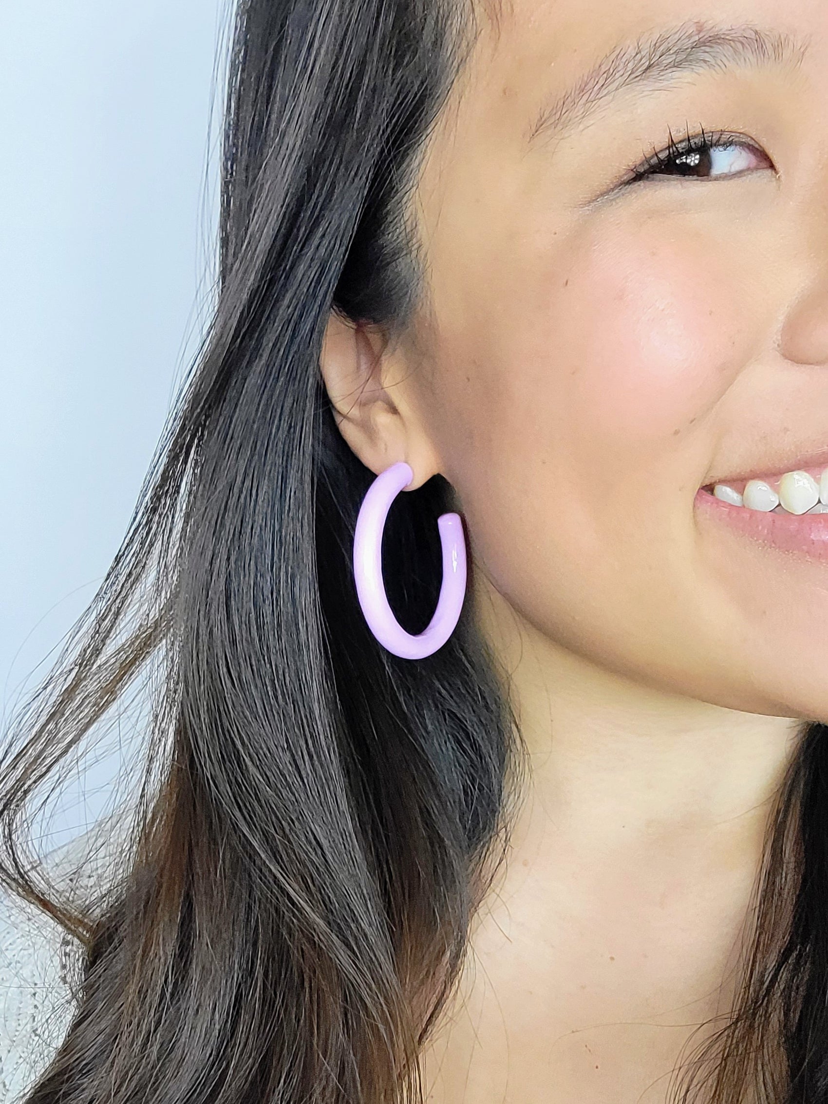 CHUNKY HOOP - Fairytale Pink