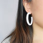 CHUNKY HOOP - White