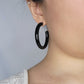 CHUNKY HOOP - Black