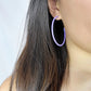 THIN HOOP - Purple