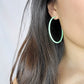 THIN HOOP - Mint Green