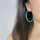 THIN HOOP - Medium Blue