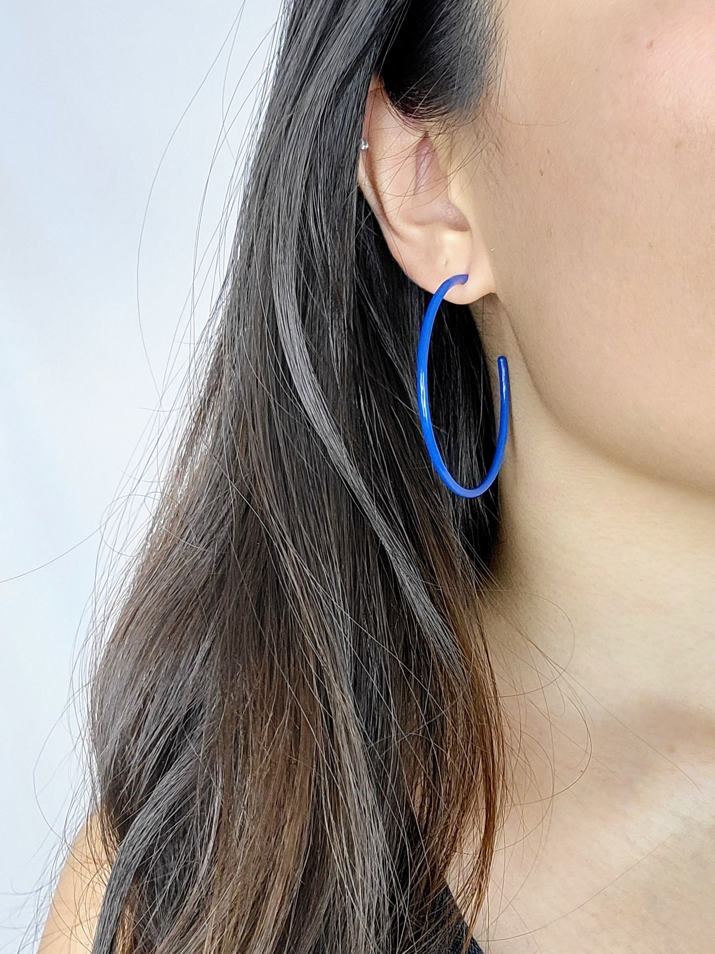 THIN HOOP - Ocean Blue