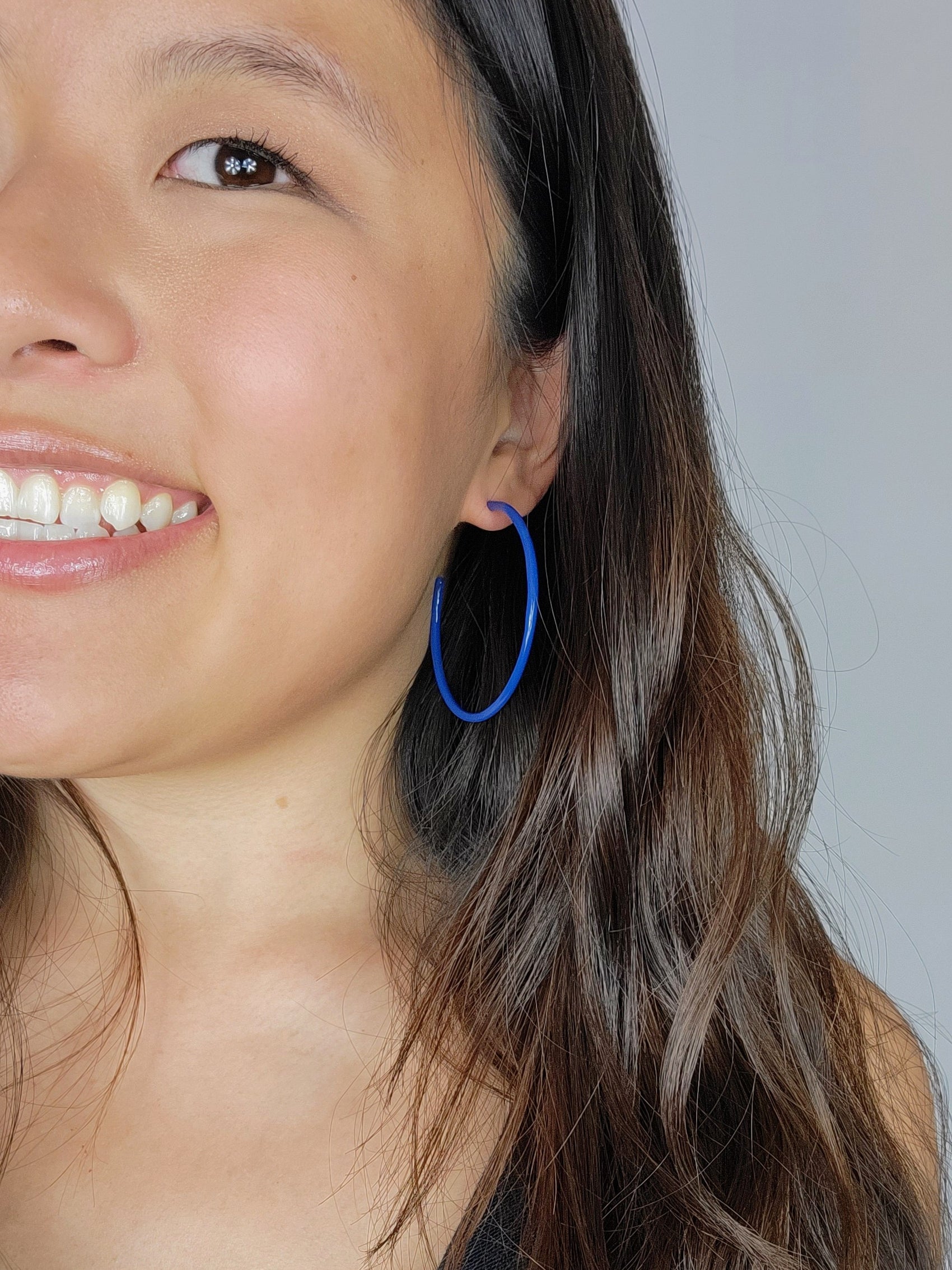 THIN HOOP - Ocean Blue