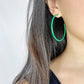 THIN HOOP - Forest Green