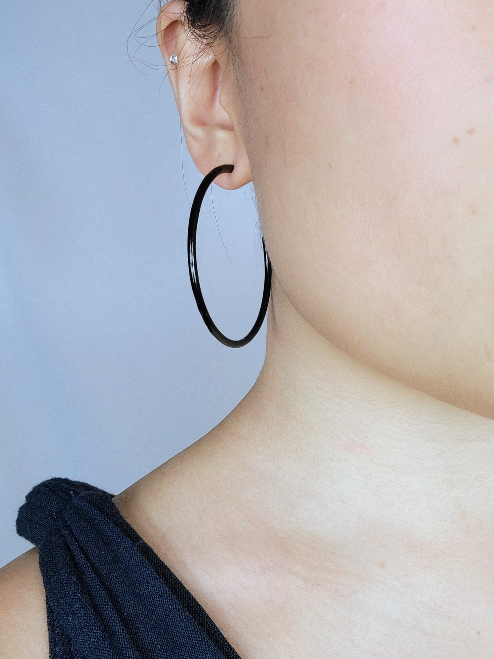 THIN HOOP - Black