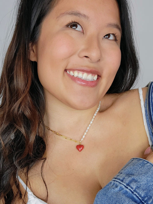 PLAYING HEART TO GET Necklace