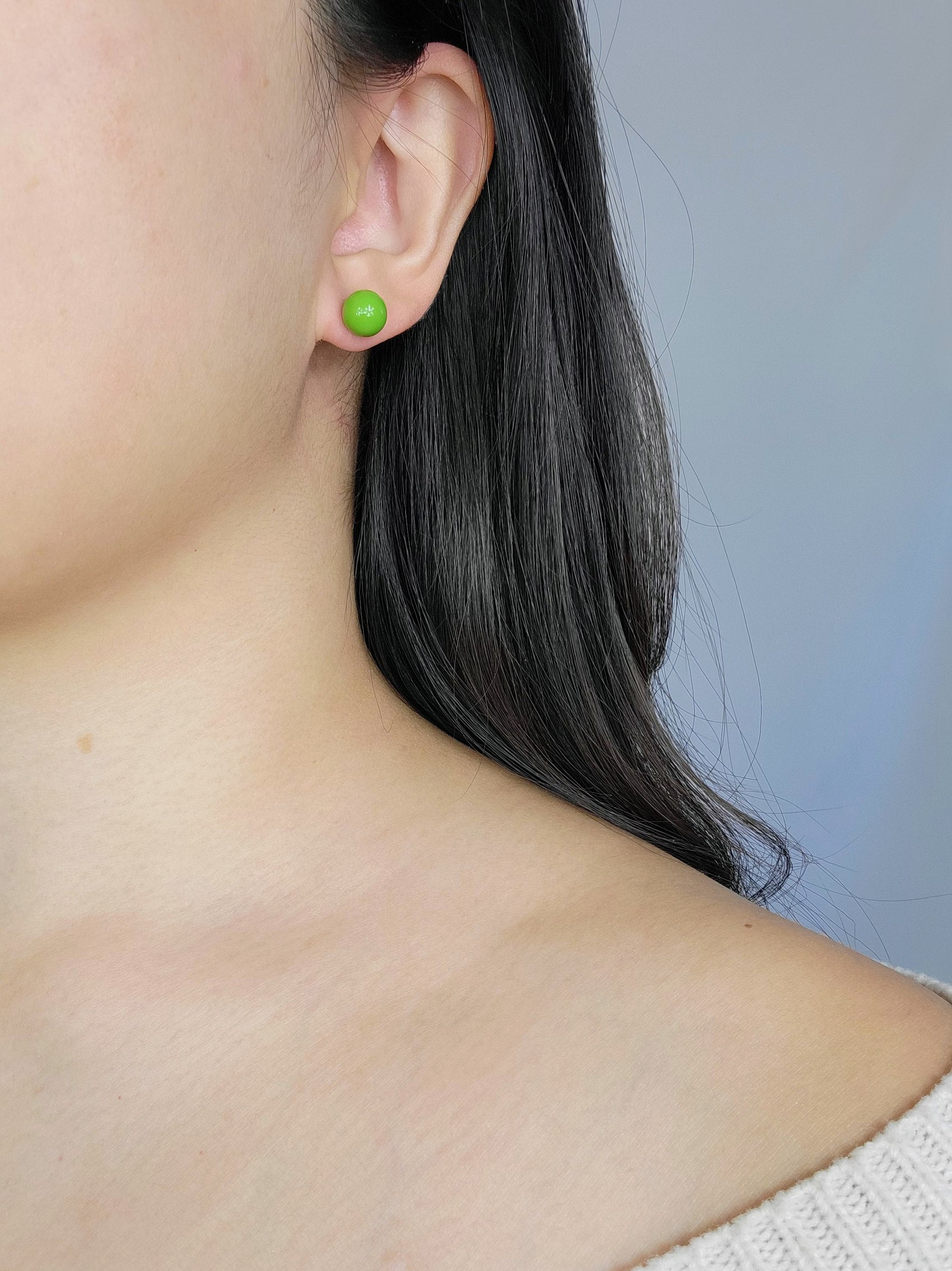 MINI GUMBALL STUDS in Green