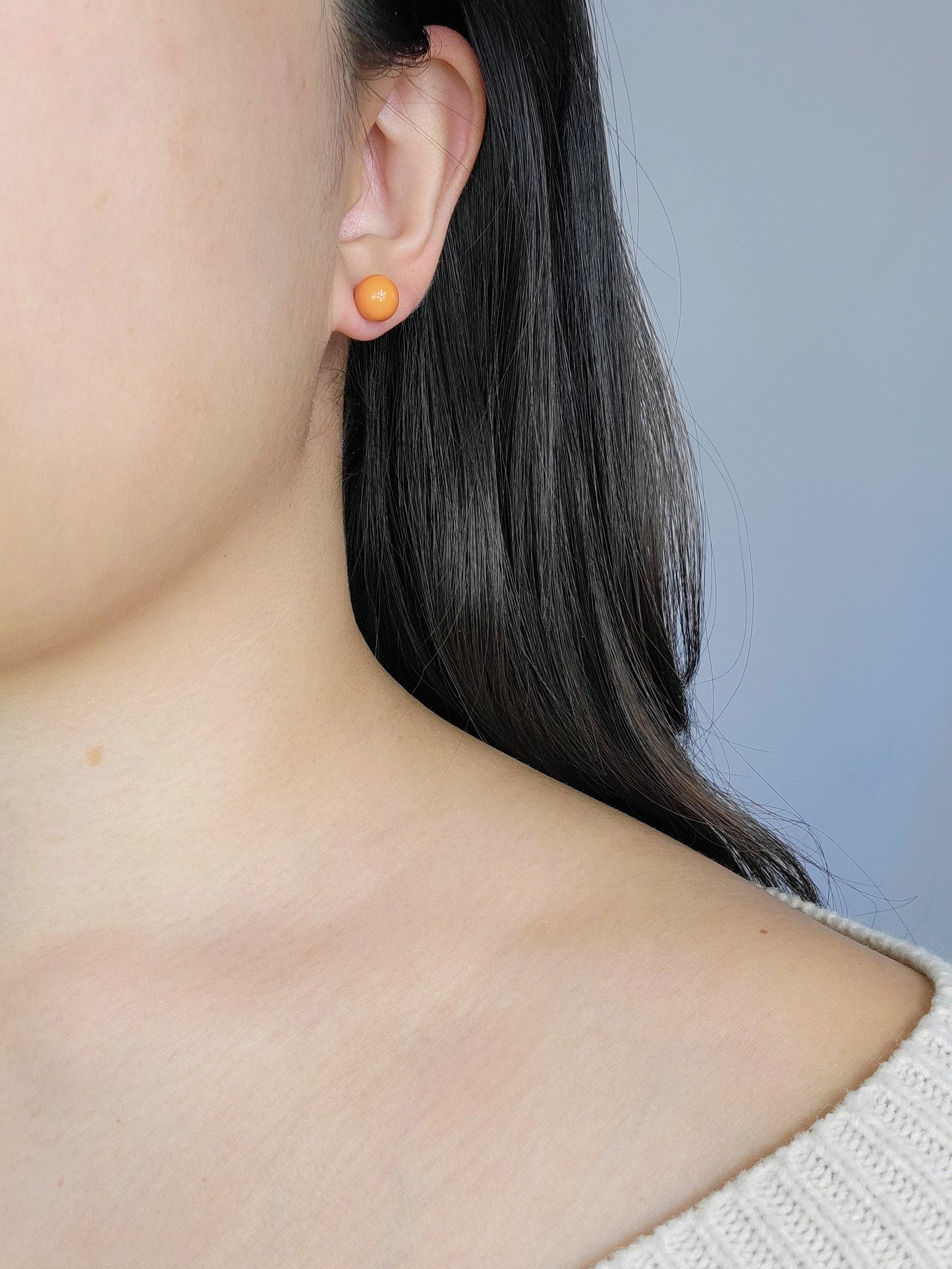 MINI GUMBALL STUDS in Orange