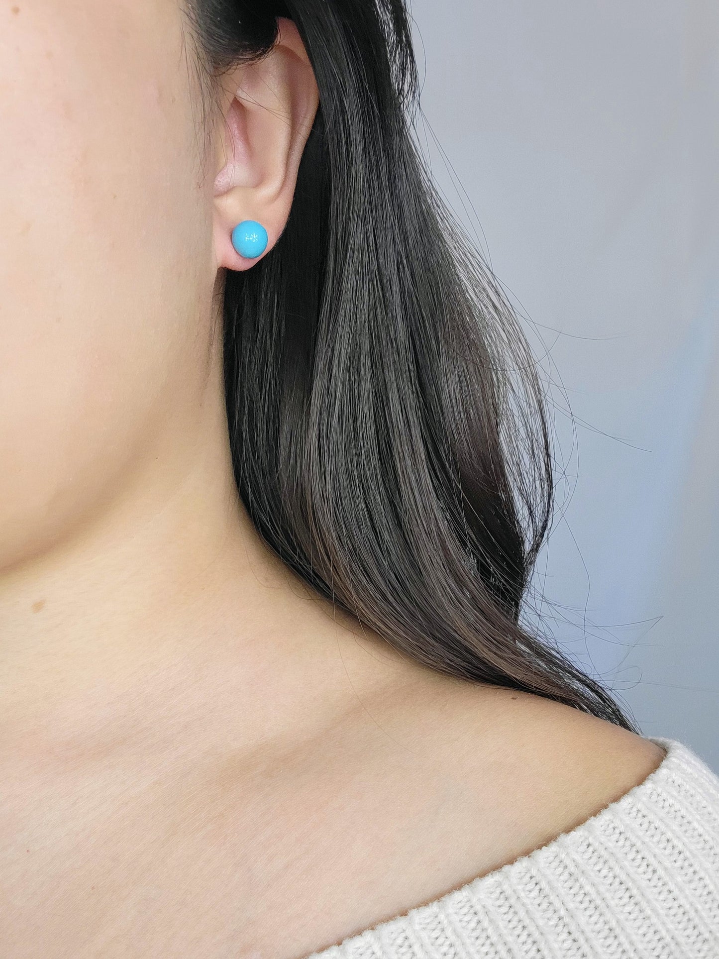 MINI GUMBALL STUDS in Blue