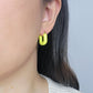 PUFFER EARRINGS in Yellow