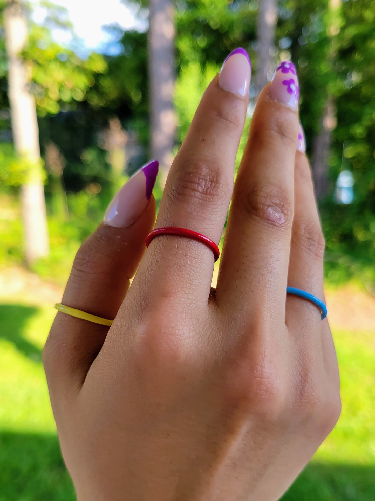 COLOR THEORY RING STACK in Primary Colors