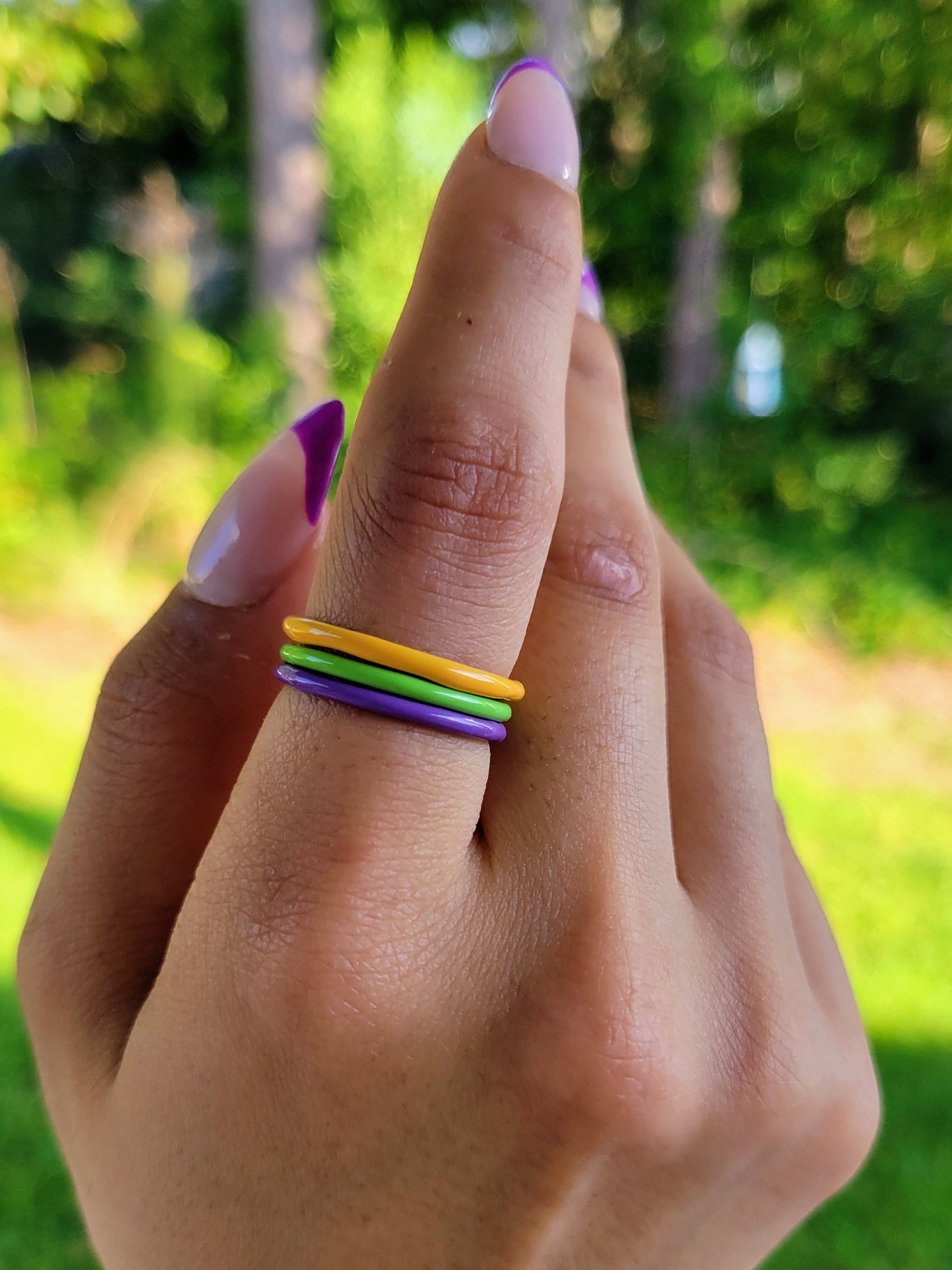 COLOR THEORY RING STACK in Secondary Colors