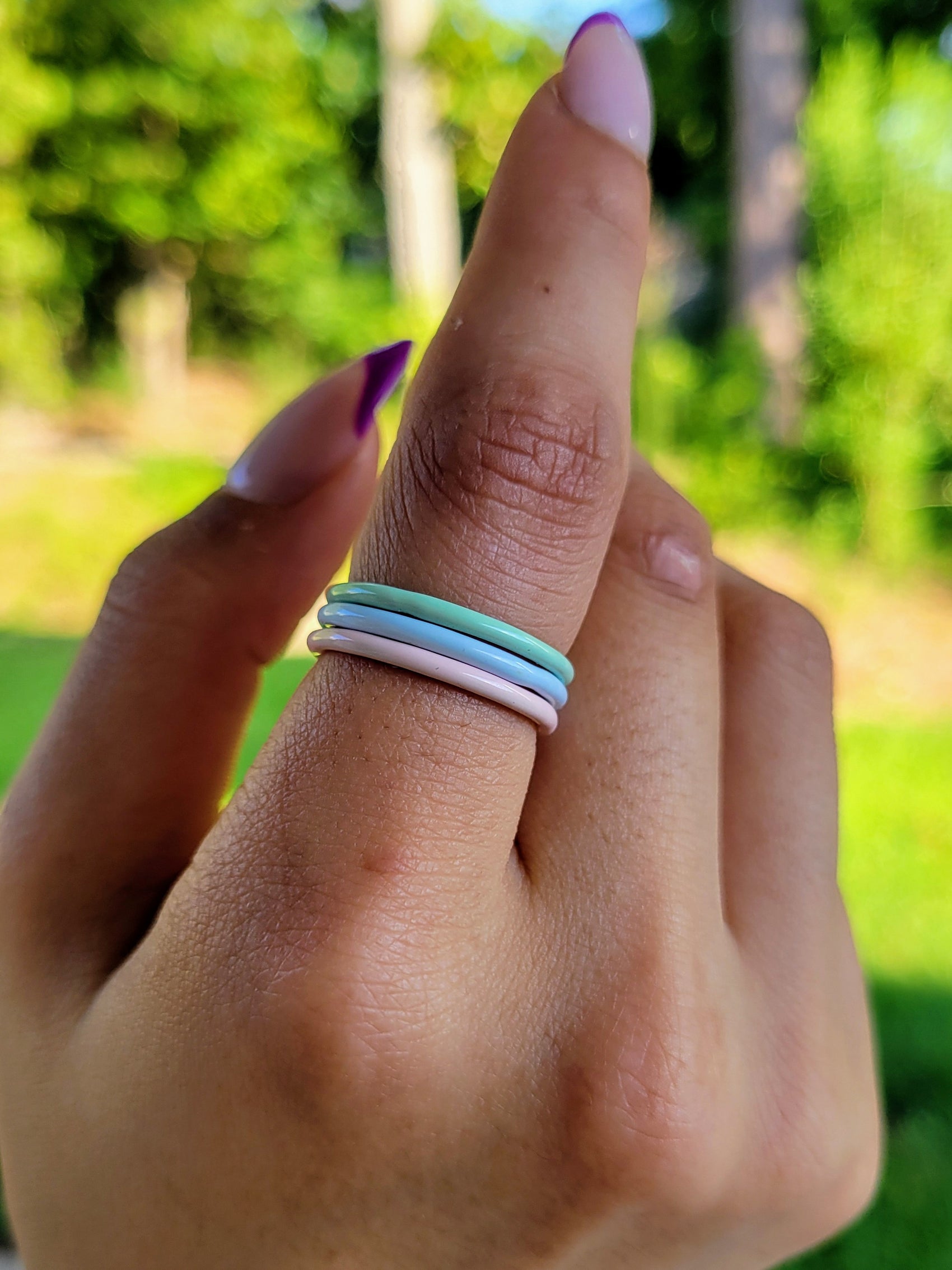 COLOR THEORY RING STACK in Pastels
