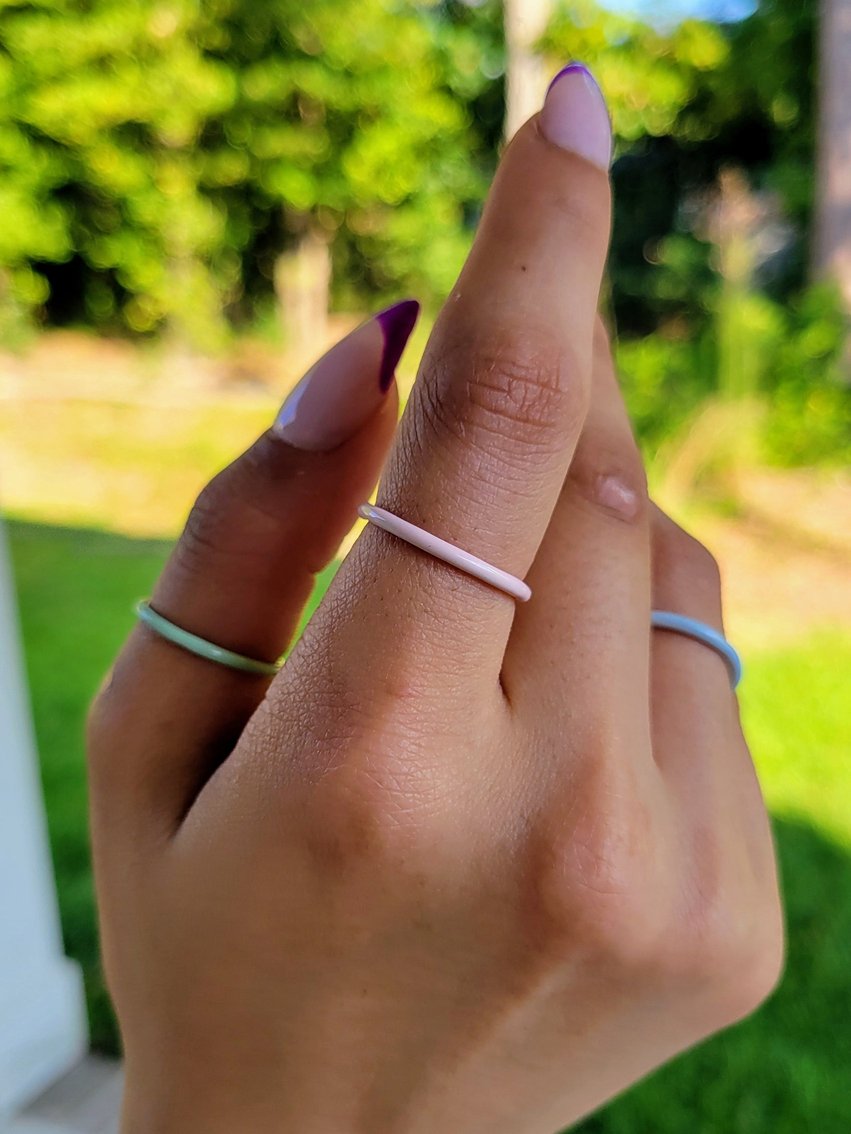 COLOR THEORY RING STACK in Pastels