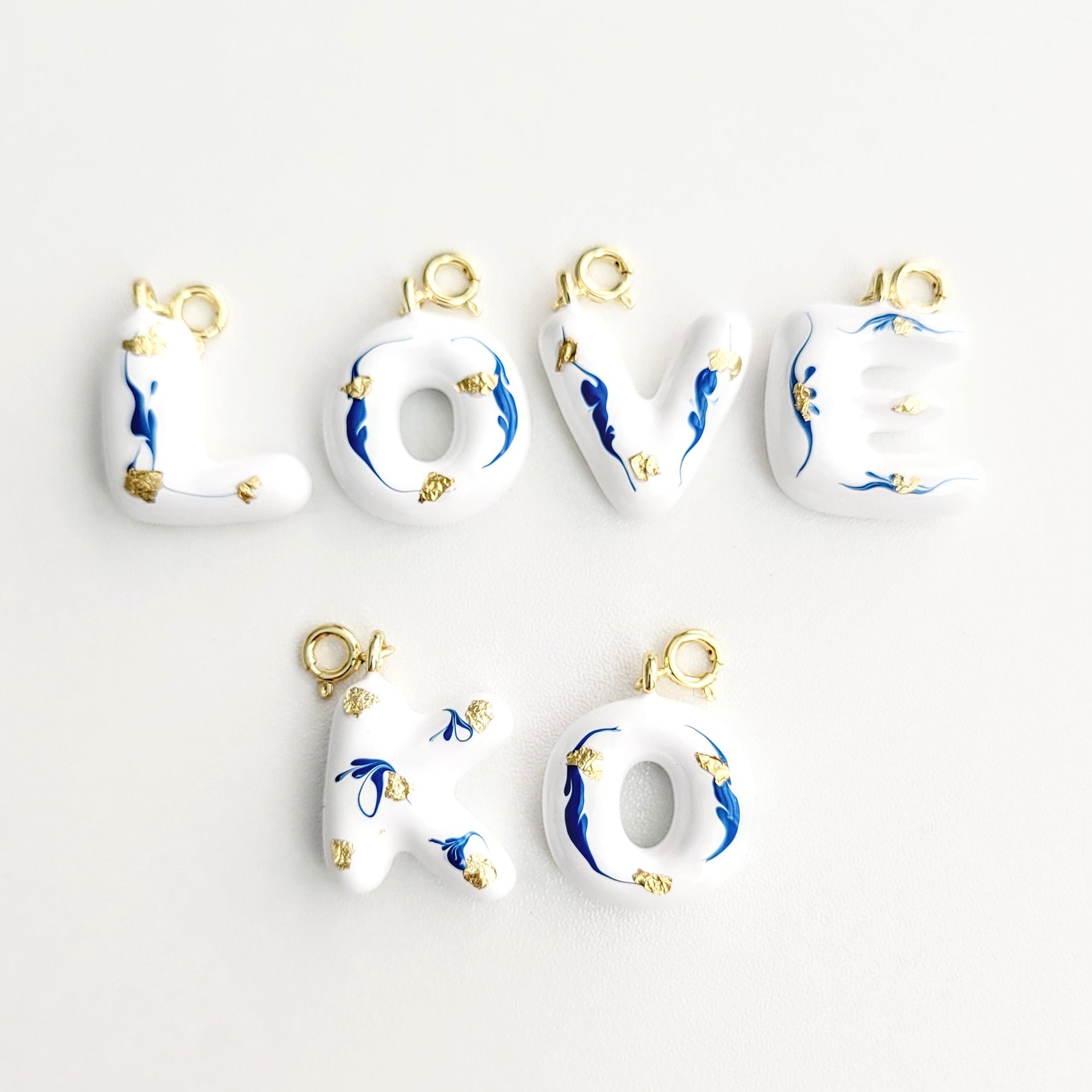 YOUR MOM'S VINTAGE CHINA Letter Necklace