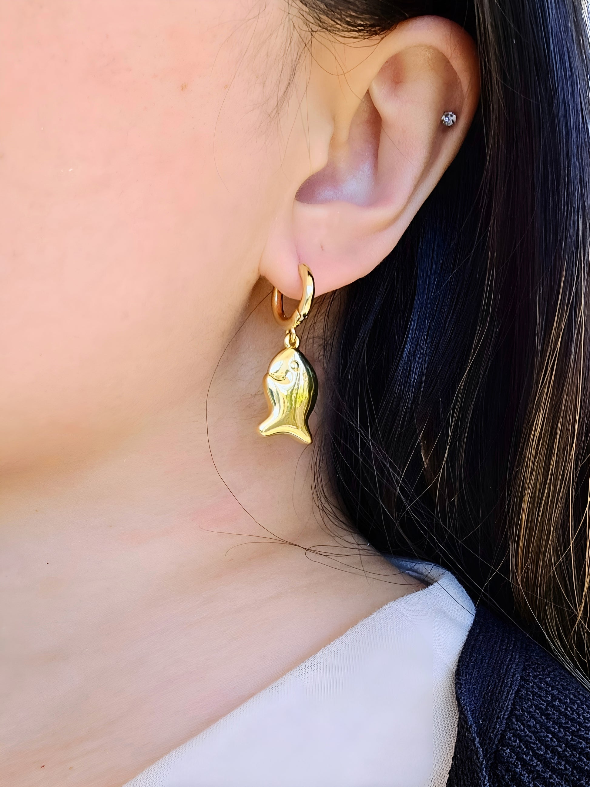 Goldfish Earring 3 (Gold)