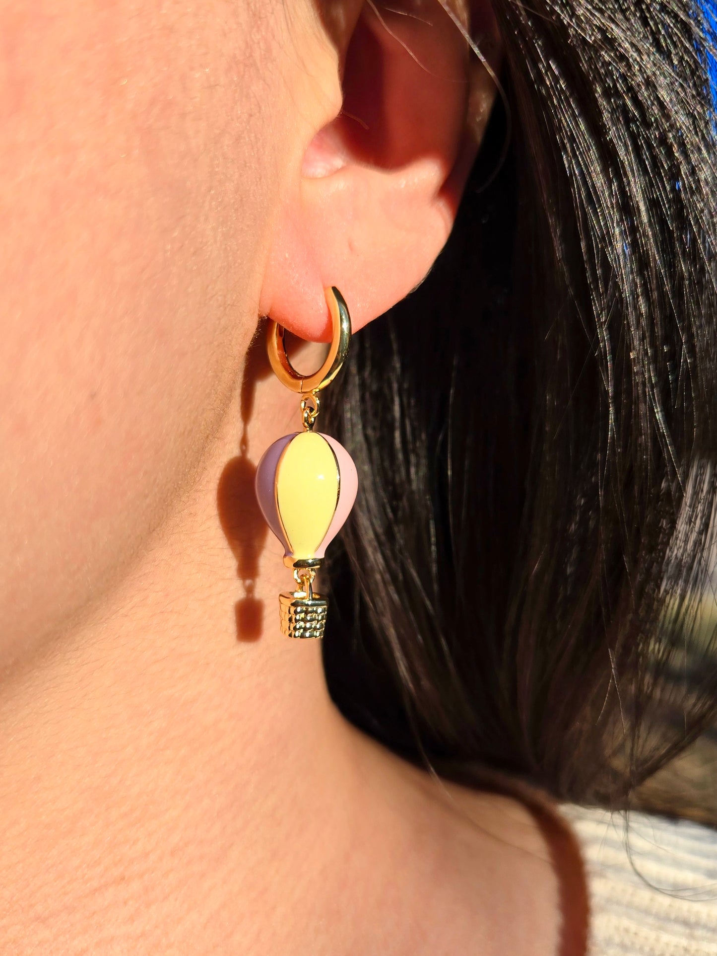 HOT AIR BALLOON in Pastel