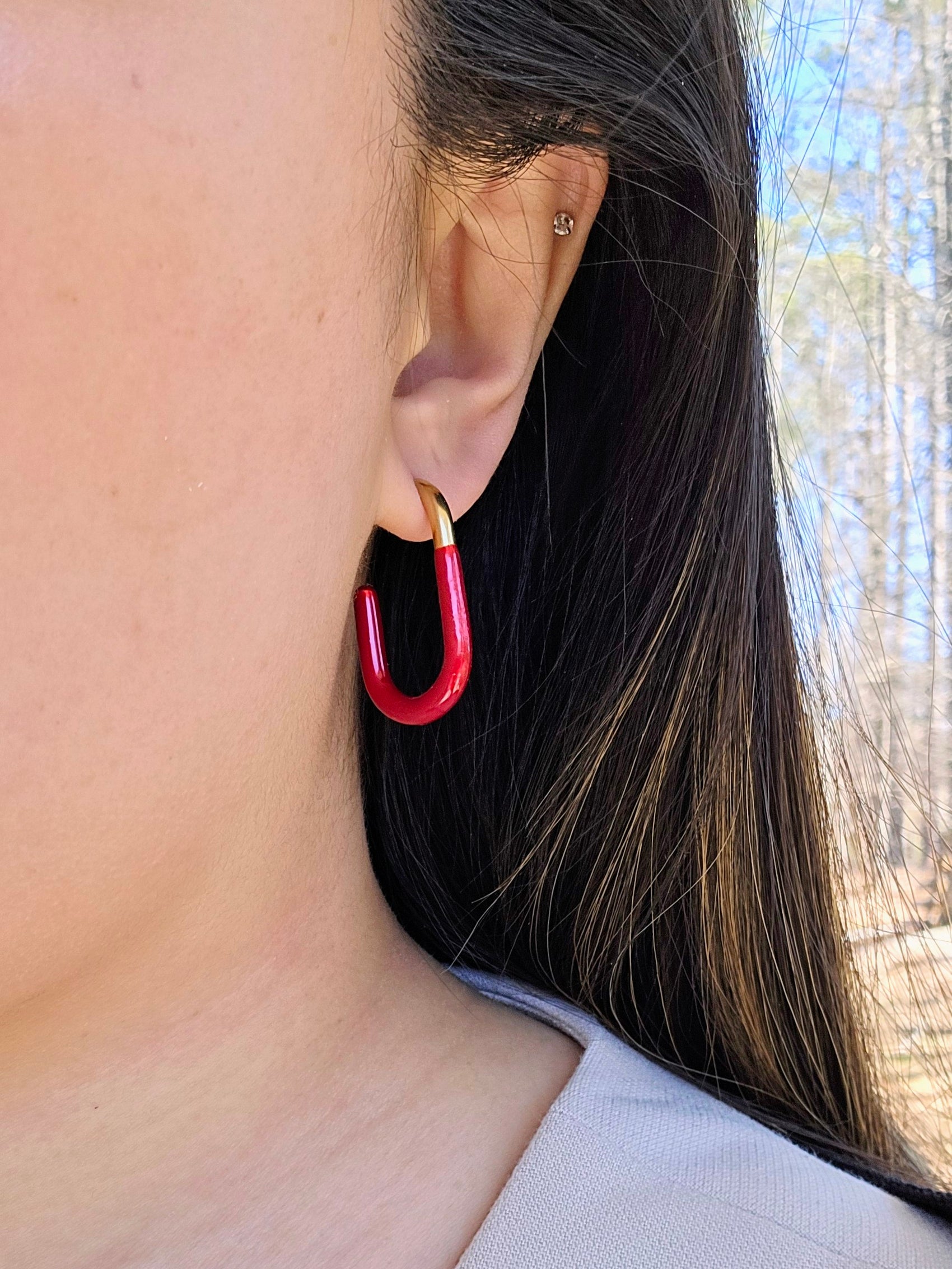 CHAINLINKS in Gold and Red