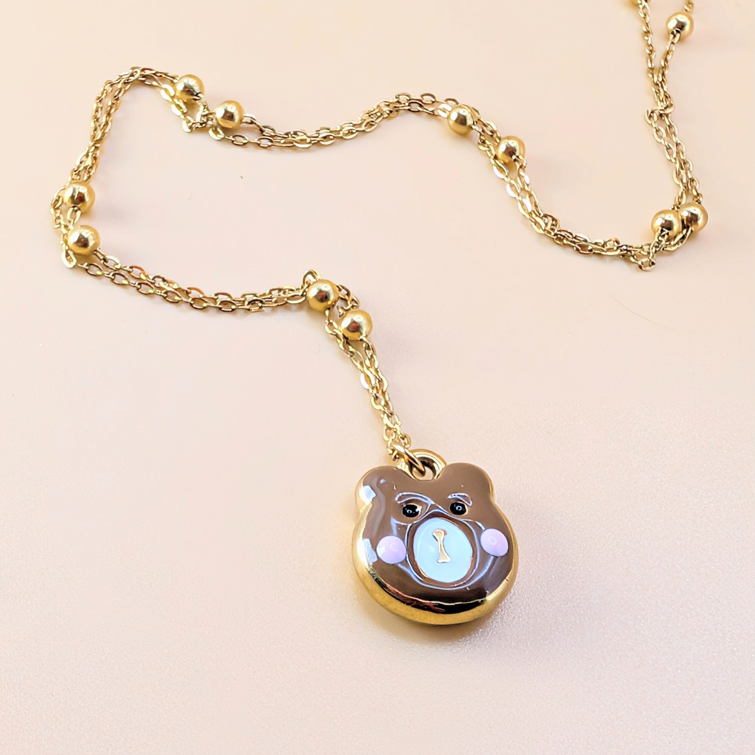 BEAR CHARM Necklace