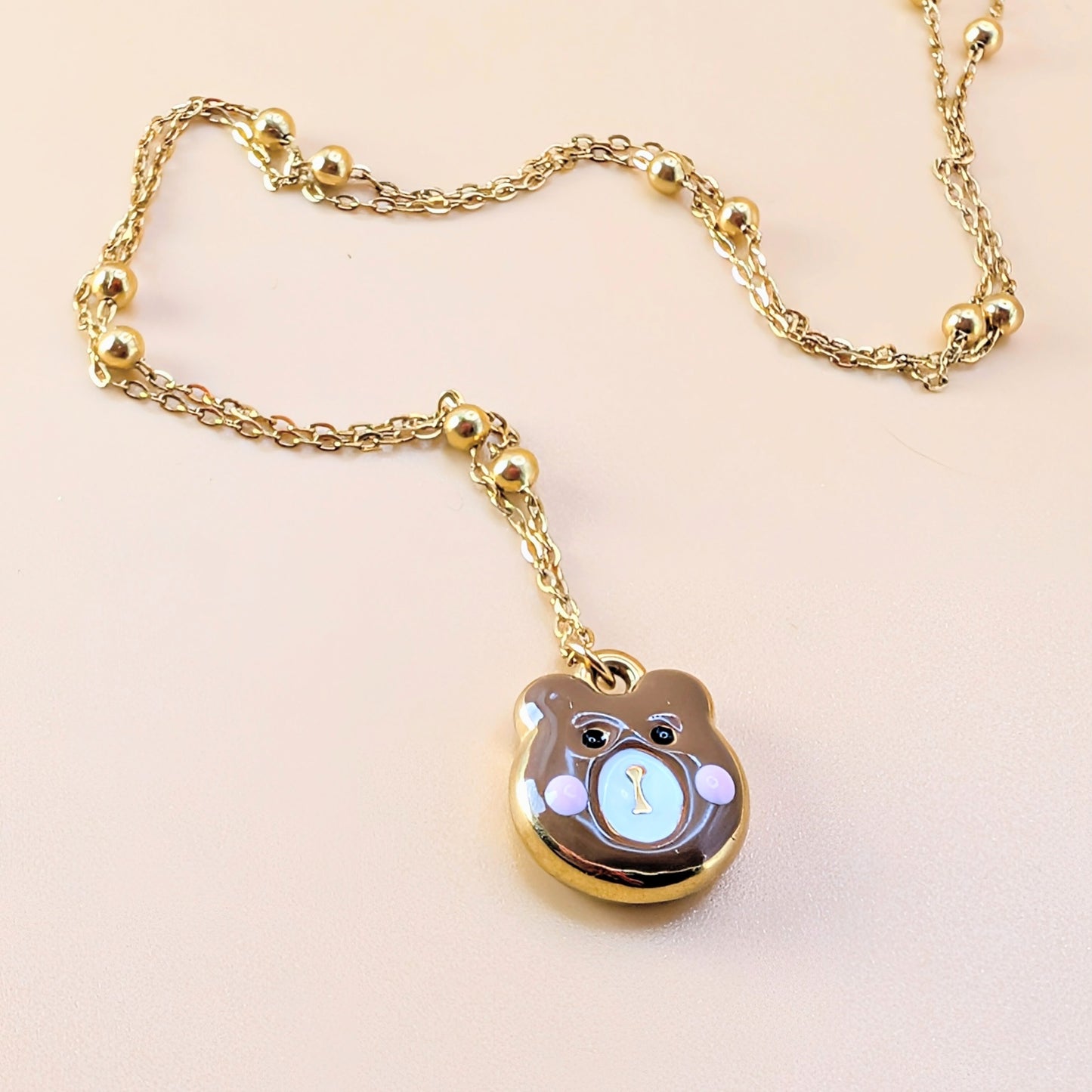 BEAR CHARM Necklace