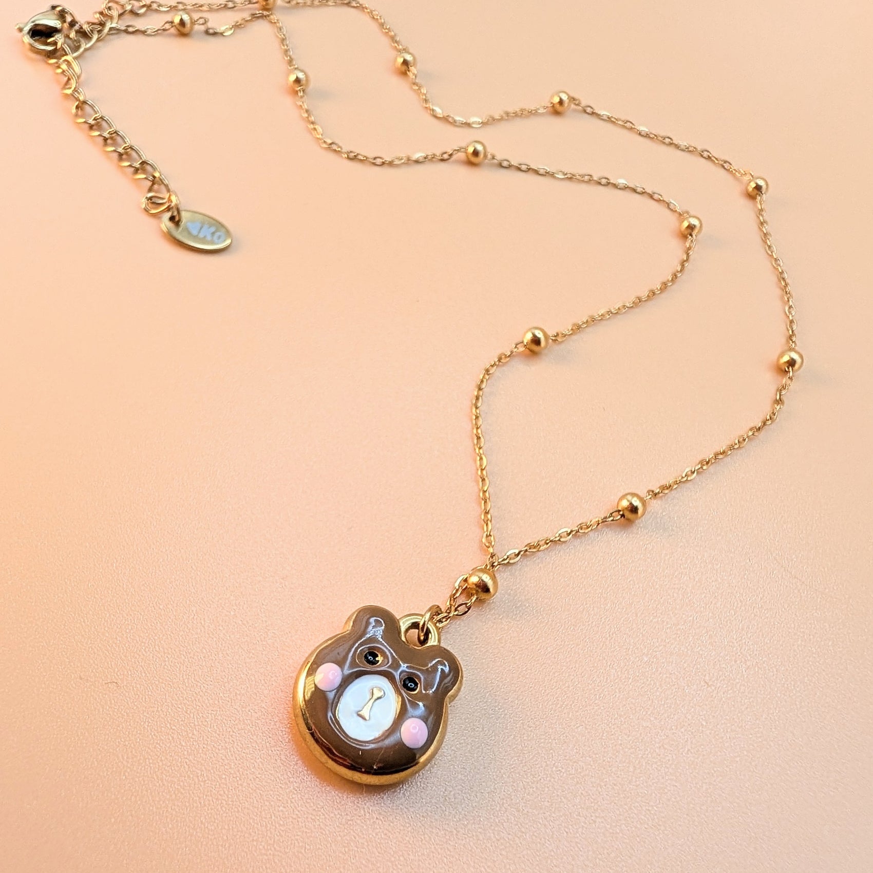 BEAR CHARM Necklace