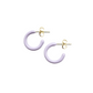 MINI HOOPS in Lilac