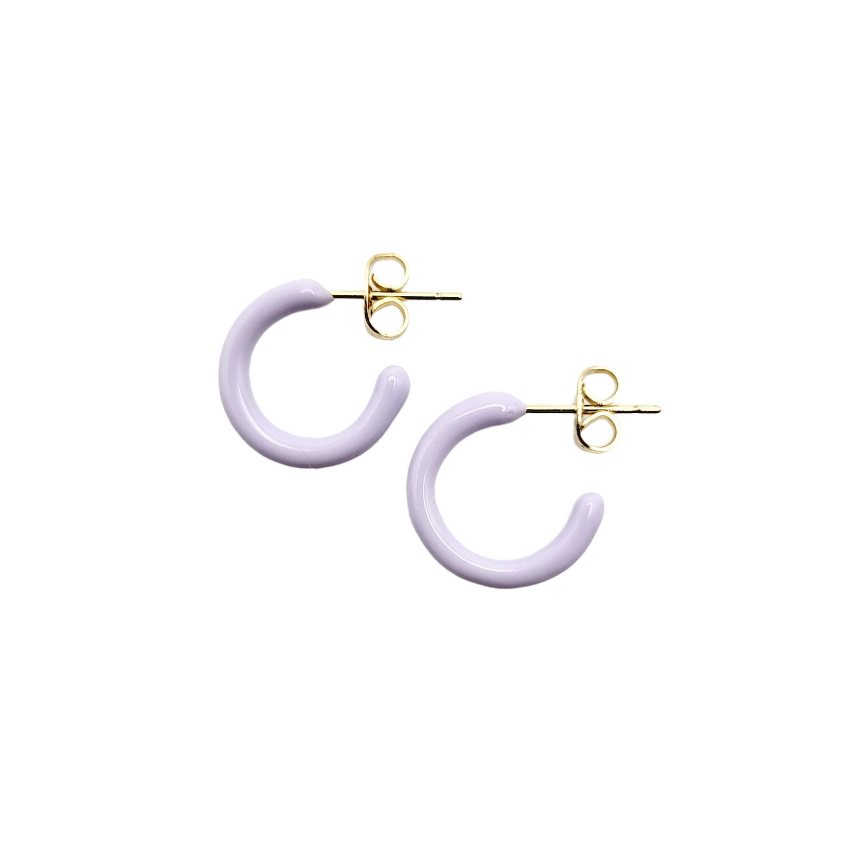 MINI HOOPS in Lilac