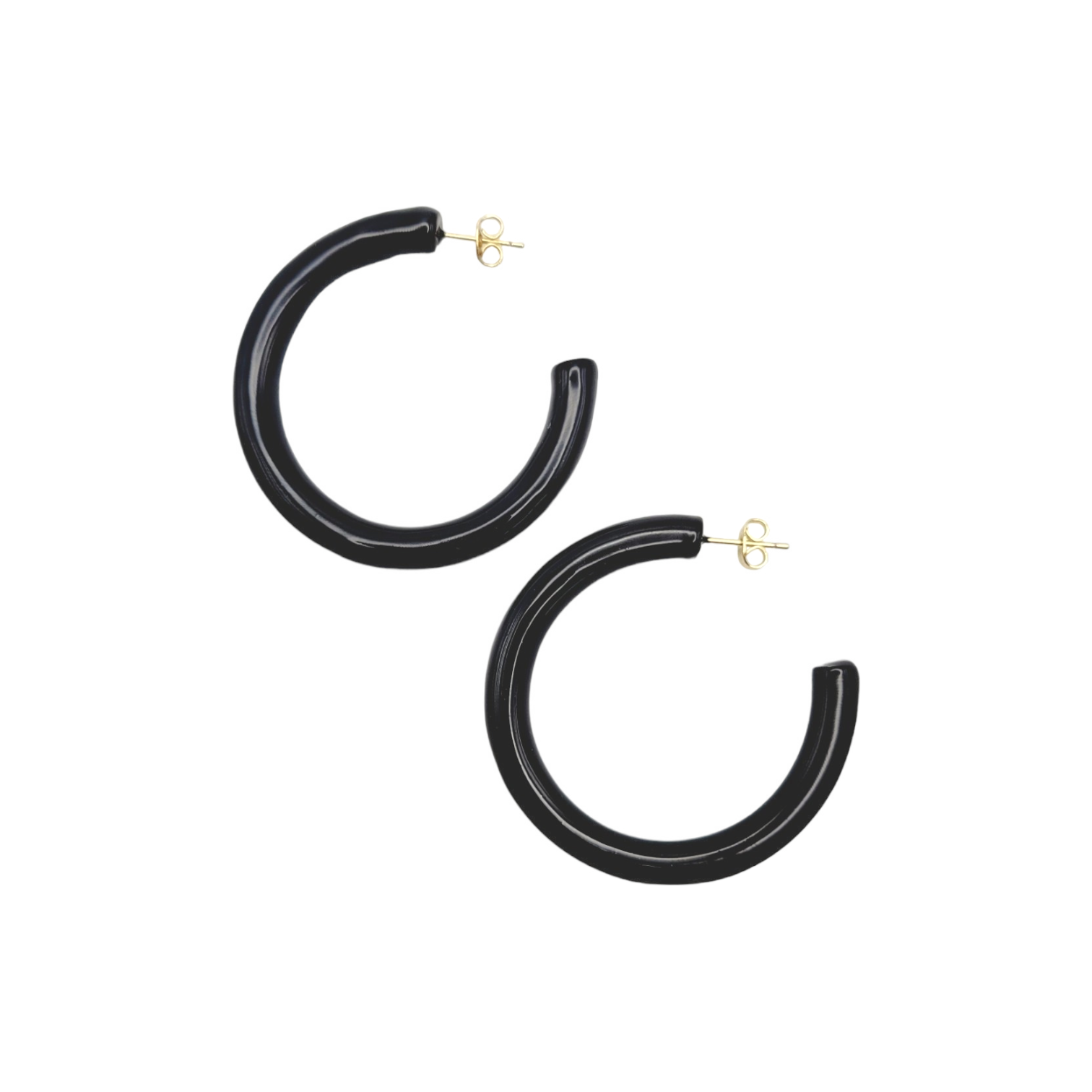 CHUNKY HOOP - Black