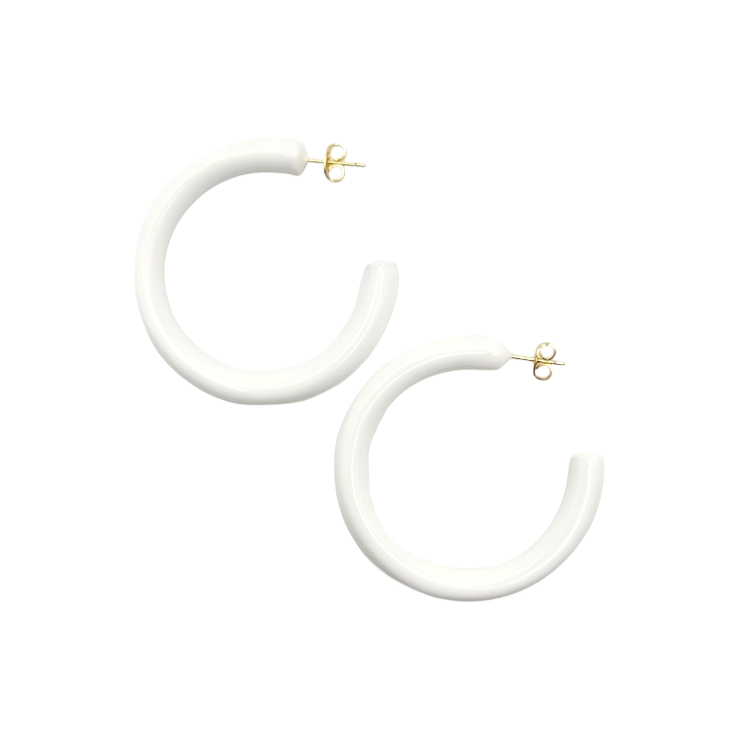 CHUNKY HOOP - White