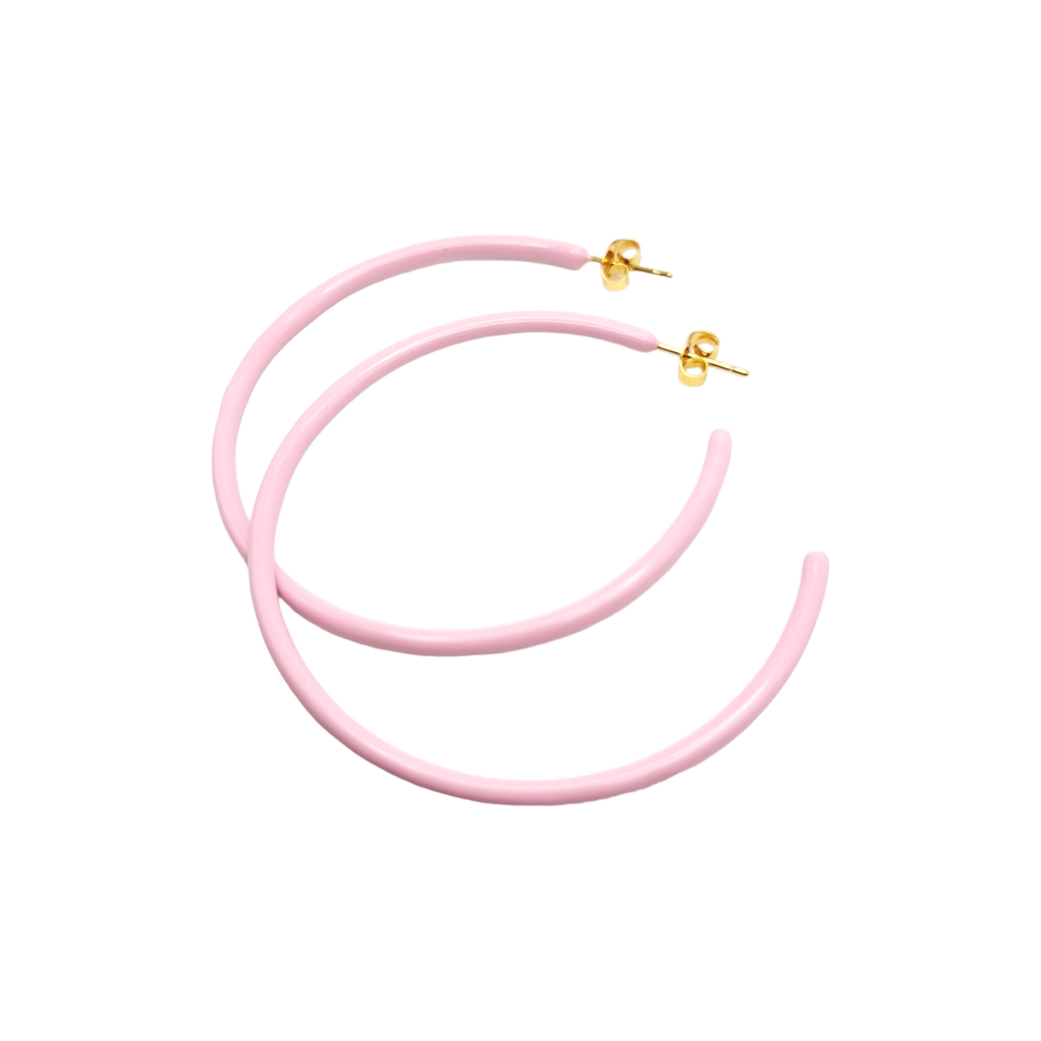 THIN HOOP - Light Pink