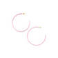 THIN HOOP - Light Pink