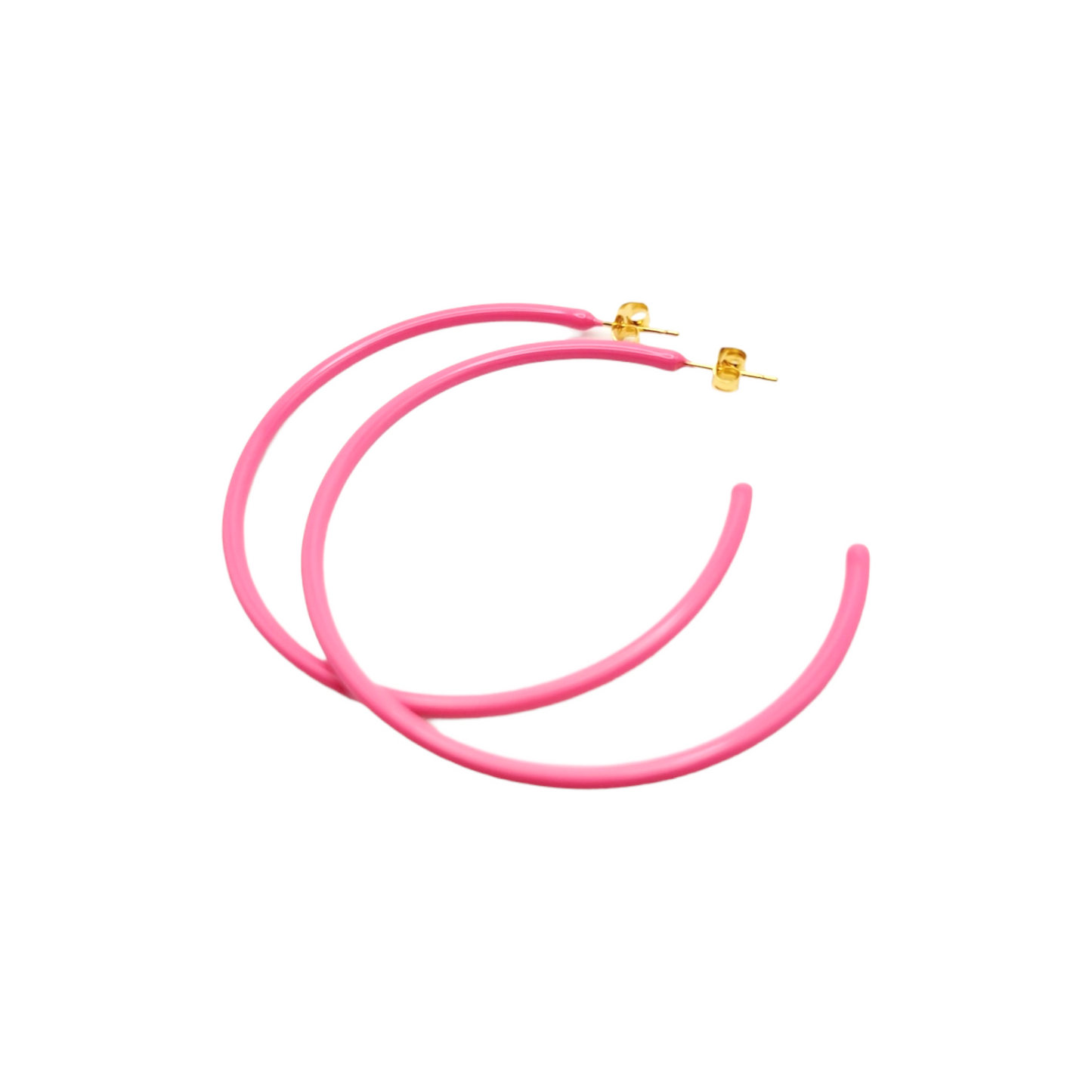 THIN HOOP - Bubblegum Pink