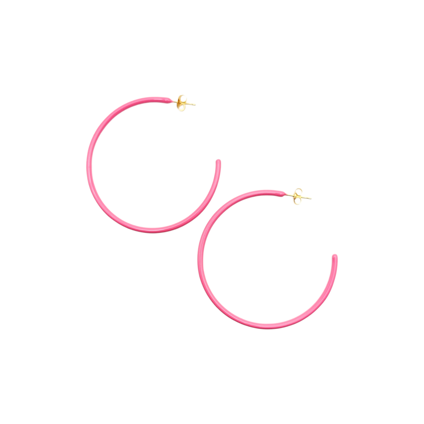 THIN HOOP - Bubblegum Pink