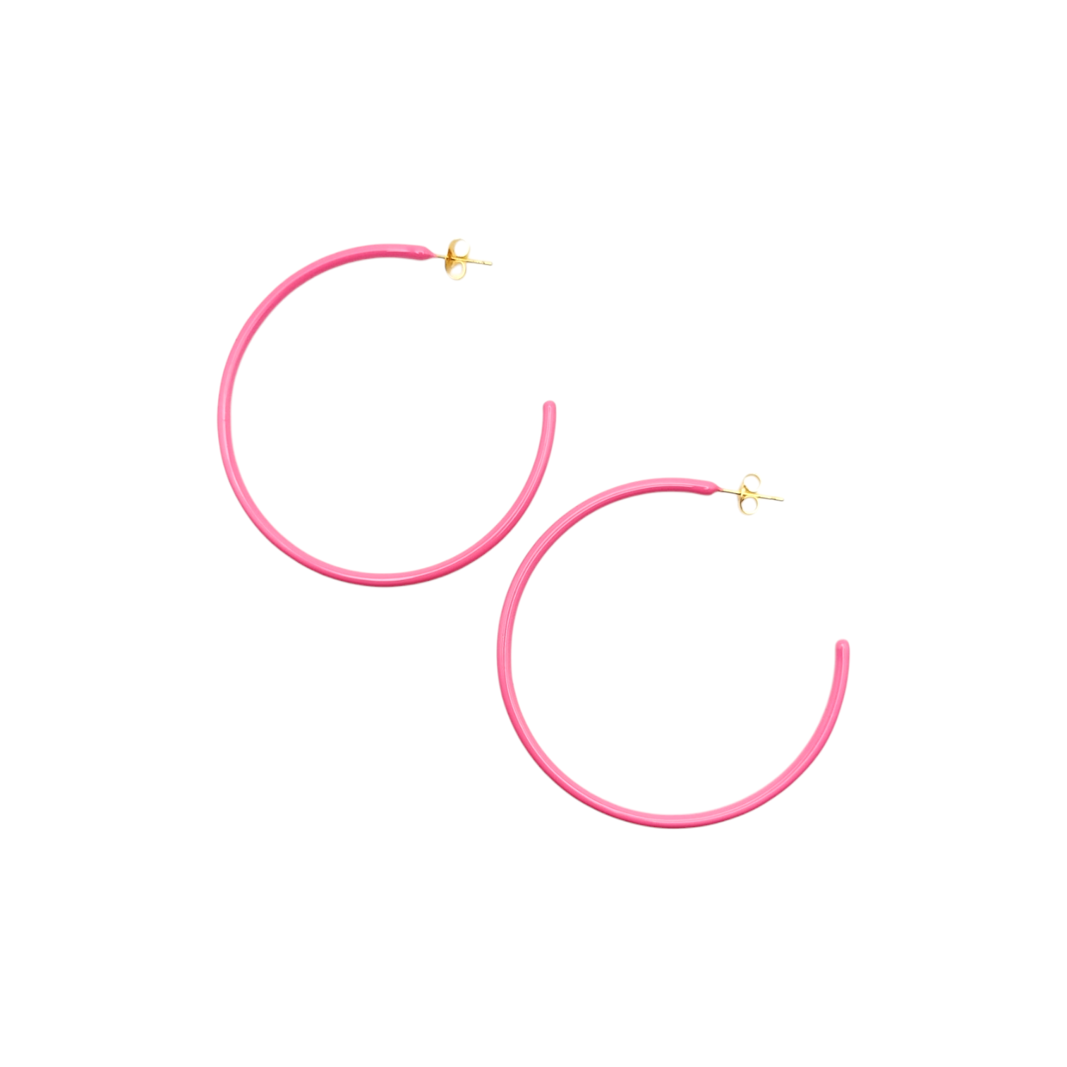 THIN HOOP - Bubblegum Pink