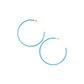 THIN HOOP - Medium Blue