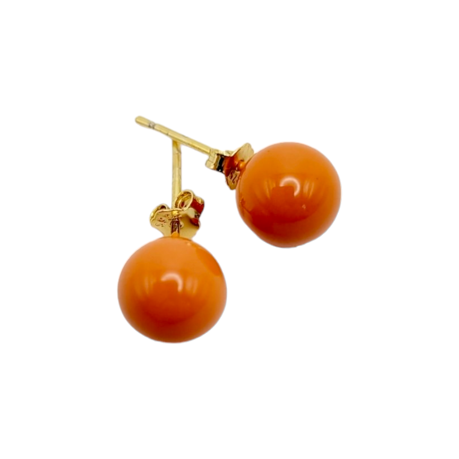 MINI GUMBALL STUDS in Orange